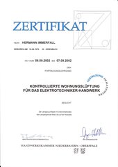 Fortbildung für kontrollierte Wohnungslüftung